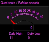 Wind Gust guage